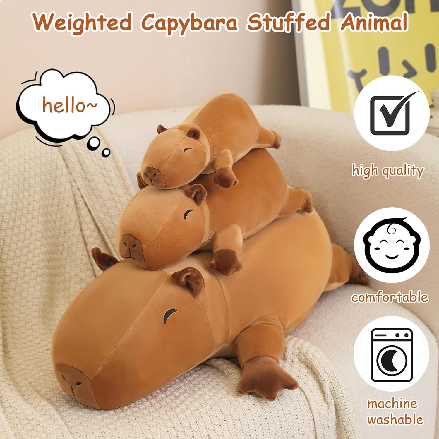 Cozy Capybara Comfort Plush