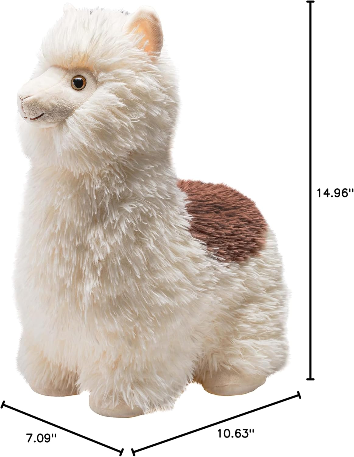 Snuggleluvs Weighted Alpaca Plush