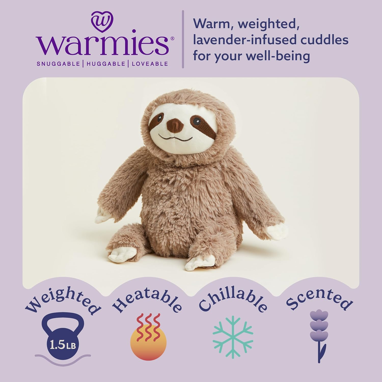 Warm Cuddly Sloth Plushie