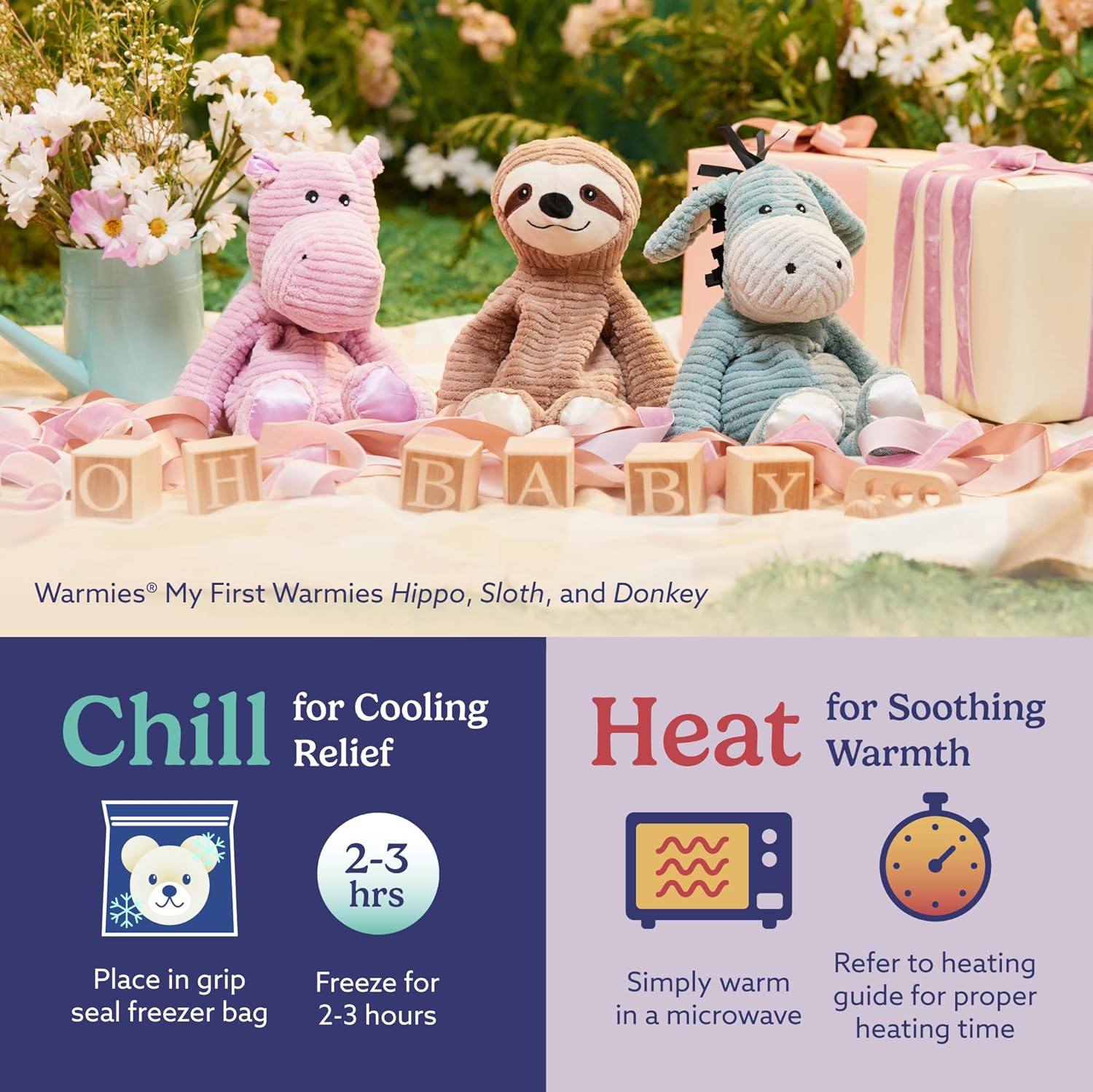 Warmies Cozy Sloth Plush